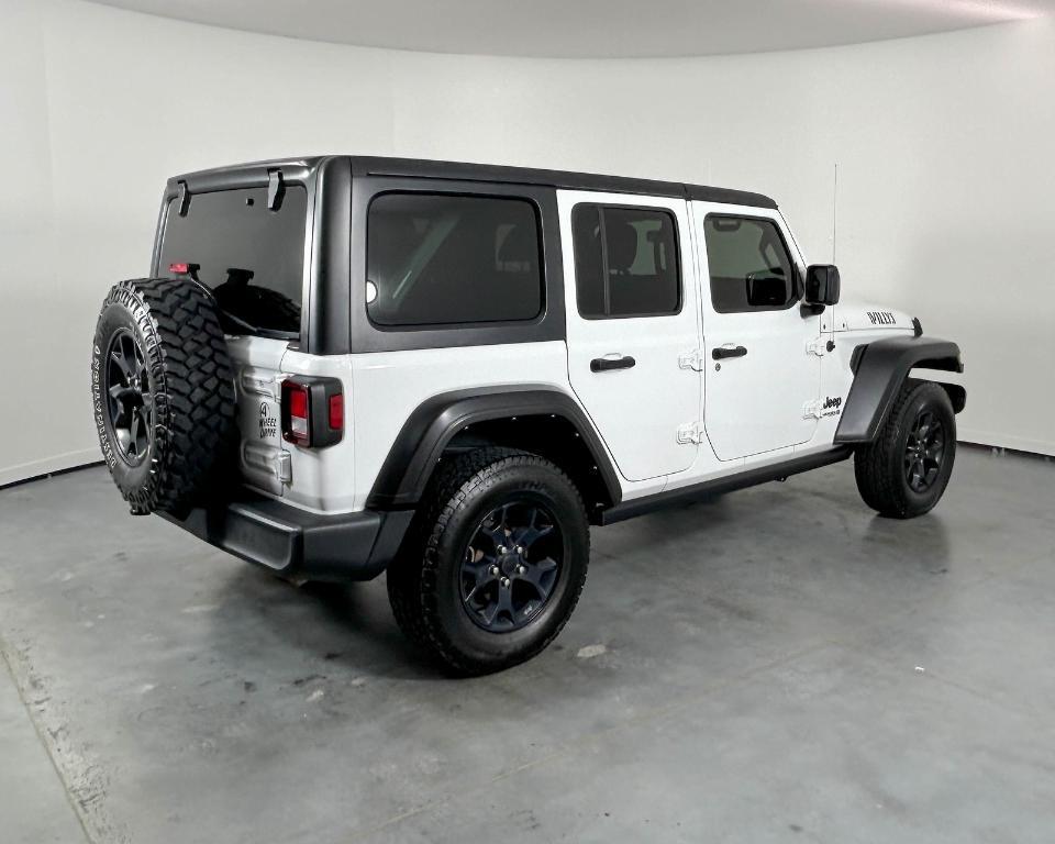 used 2021 Jeep Wrangler Unlimited car, priced at $22,992