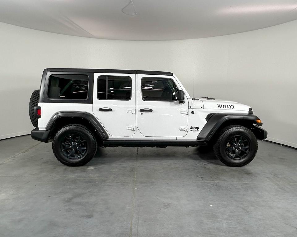 used 2021 Jeep Wrangler Unlimited car, priced at $22,992