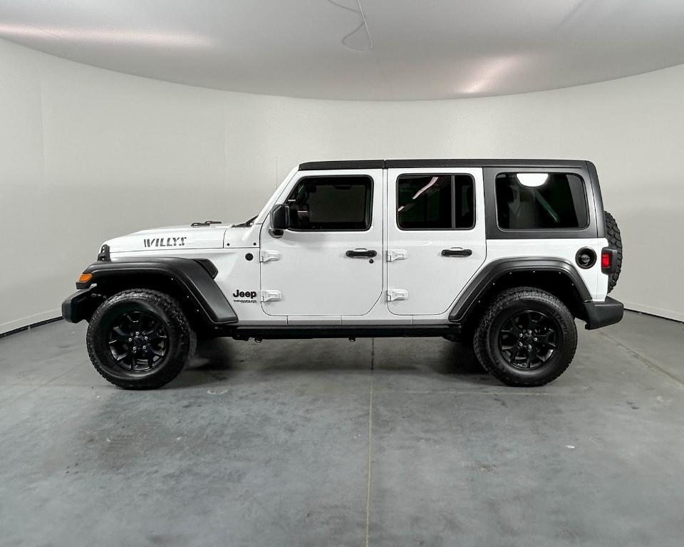 used 2021 Jeep Wrangler Unlimited car, priced at $22,992