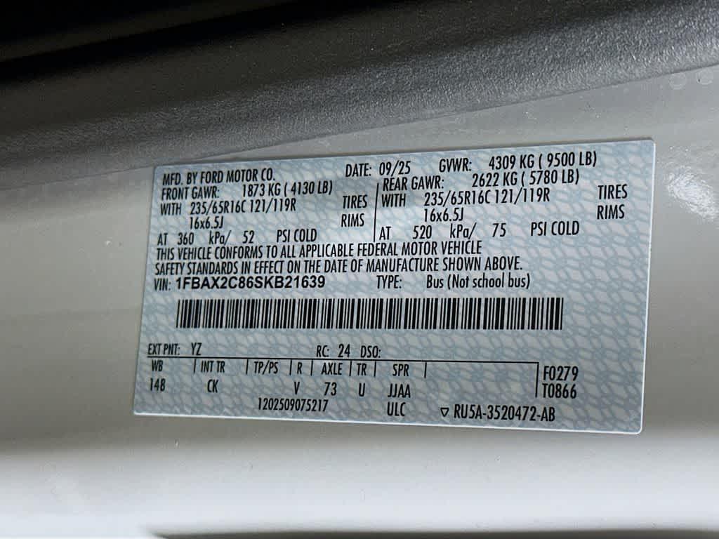 new 2025 Ford Transit-350 car, priced at $61,865