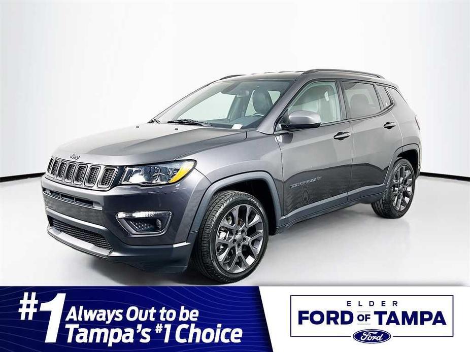 used 2021 Jeep Compass car, priced at $18,442