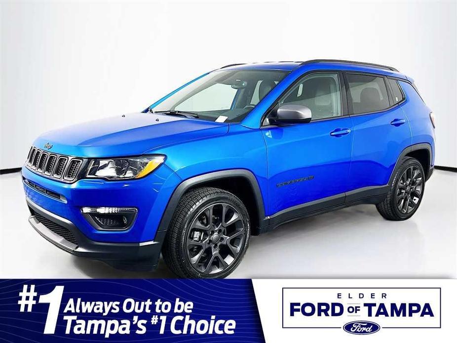 used 2021 Jeep Compass car, priced at $18,193
