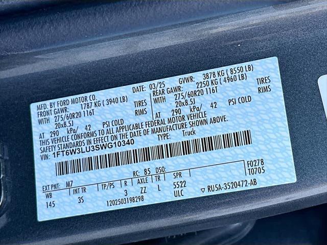 new 2025 Ford F-150 Lightning car, priced at $56,121