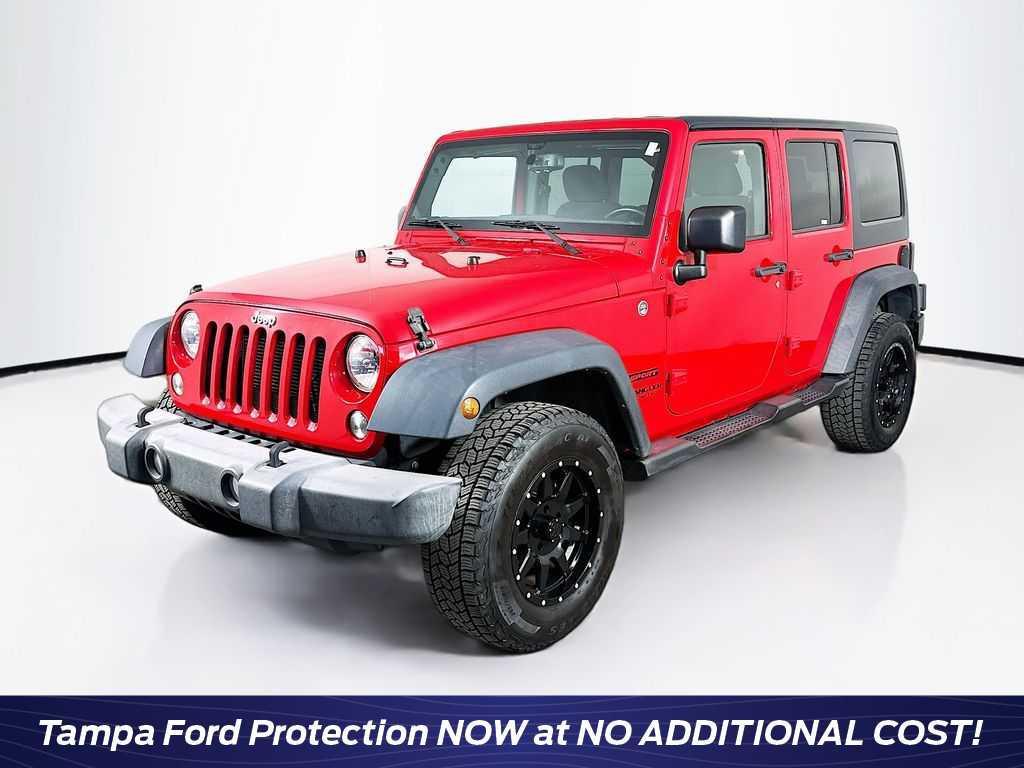 used 2015 Jeep Wrangler Unlimited car, priced at $16,284