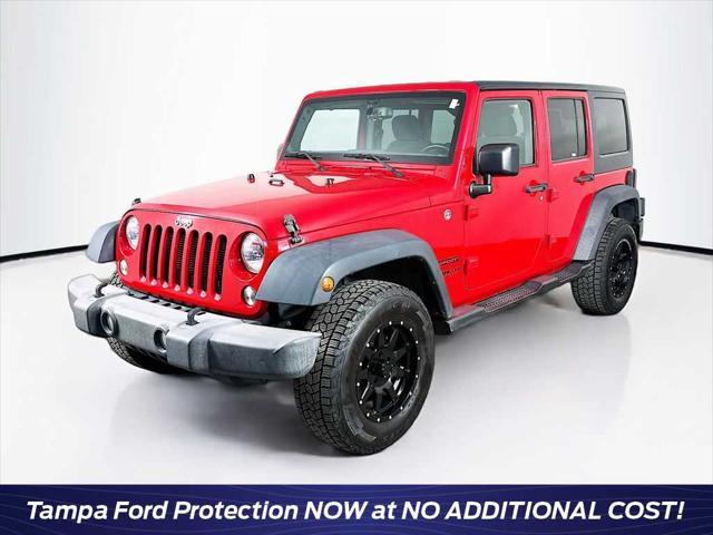 used 2015 Jeep Wrangler Unlimited car, priced at $17,321