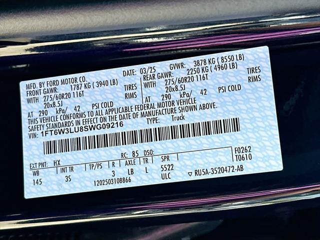 new 2025 Ford F-150 Lightning car, priced at $57,062