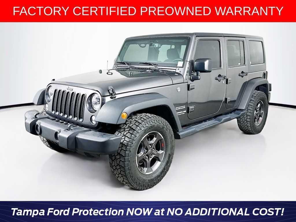 used 2017 Jeep Wrangler Unlimited car, priced at $20,466