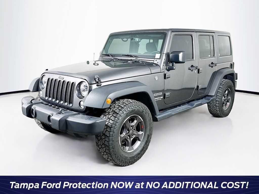 used 2017 Jeep Wrangler Unlimited car, priced at $21,941