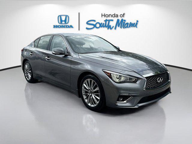 used 2021 INFINITI Q50 car, priced at $23,000