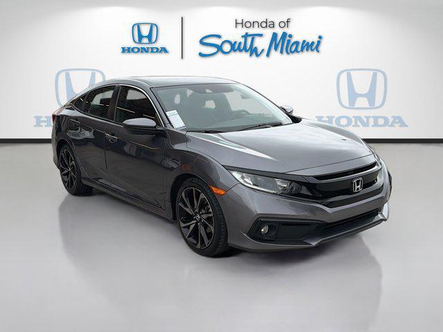 used 2021 Honda Civic car, priced at $15,252