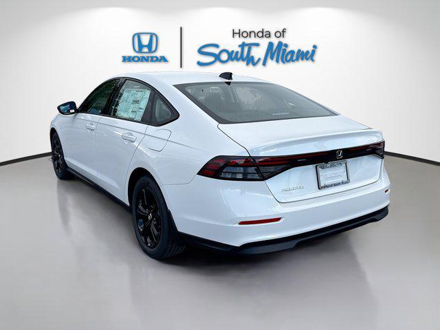new 2025 Honda Accord car, priced at $30,823
