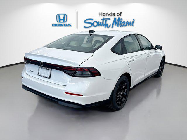 new 2025 Honda Accord car, priced at $30,823