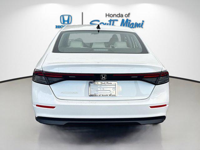 new 2025 Honda Accord car, priced at $30,823