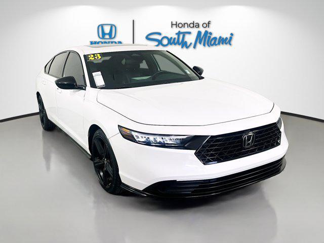 used 2023 Honda Accord Hybrid car, priced at $26,534