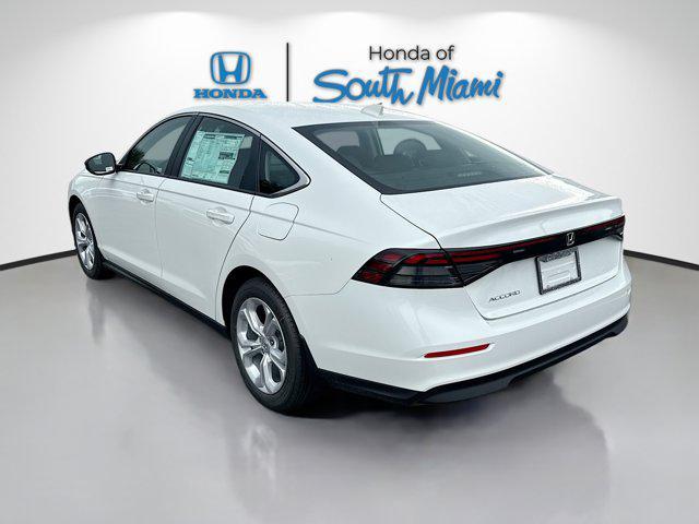 new 2025 Honda Accord car, priced at $28,756