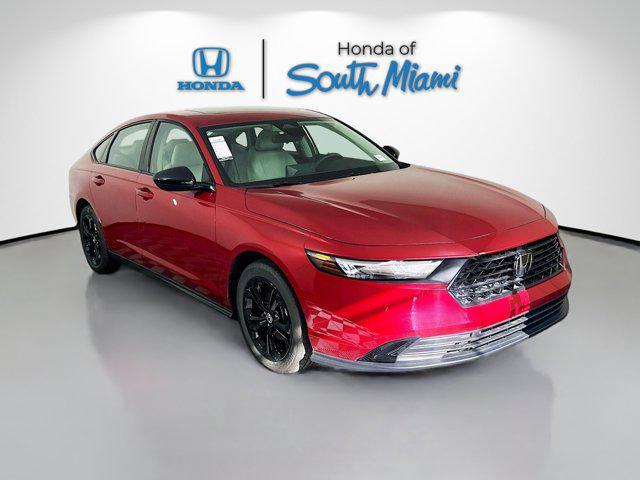 new 2025 Honda Accord car, priced at $30,665