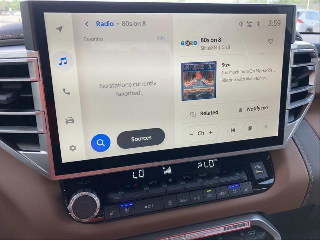 new 2025 Toyota Tundra Hybrid car, priced at $78,775