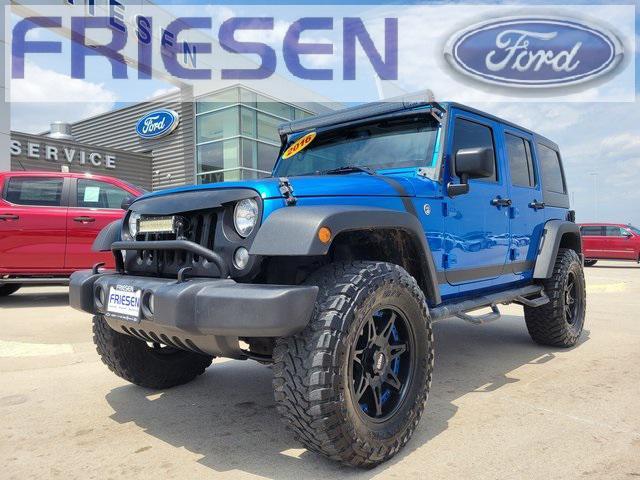 used 2016 Jeep Wrangler Unlimited car, priced at $21,219