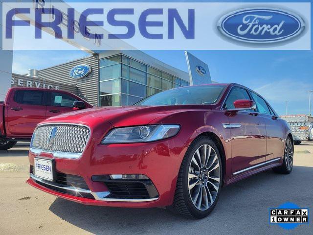 used 2017 Lincoln Continental car, priced at $22,604
