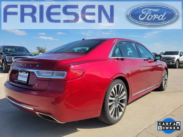 used 2017 Lincoln Continental car, priced at $22,604