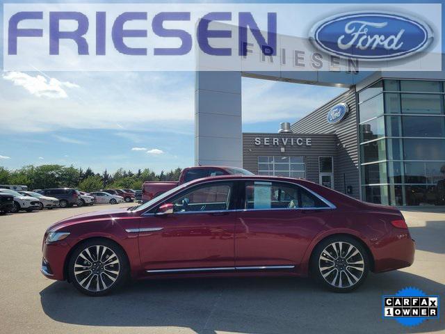 used 2017 Lincoln Continental car, priced at $22,604