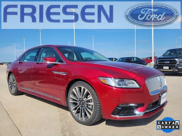 used 2017 Lincoln Continental car, priced at $22,604