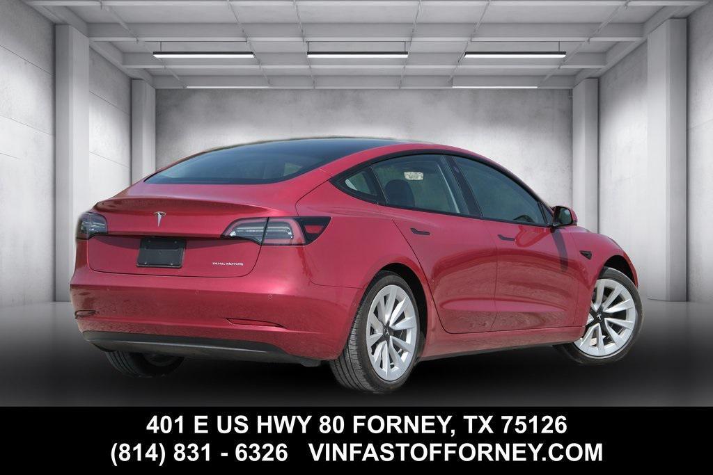 used 2022 Tesla Model 3 car, priced at $28,384