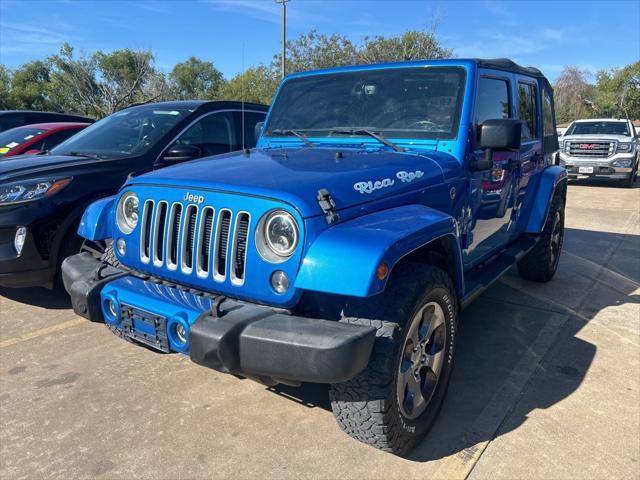 used 2016 Jeep Wrangler Unlimited car, priced at $18,674