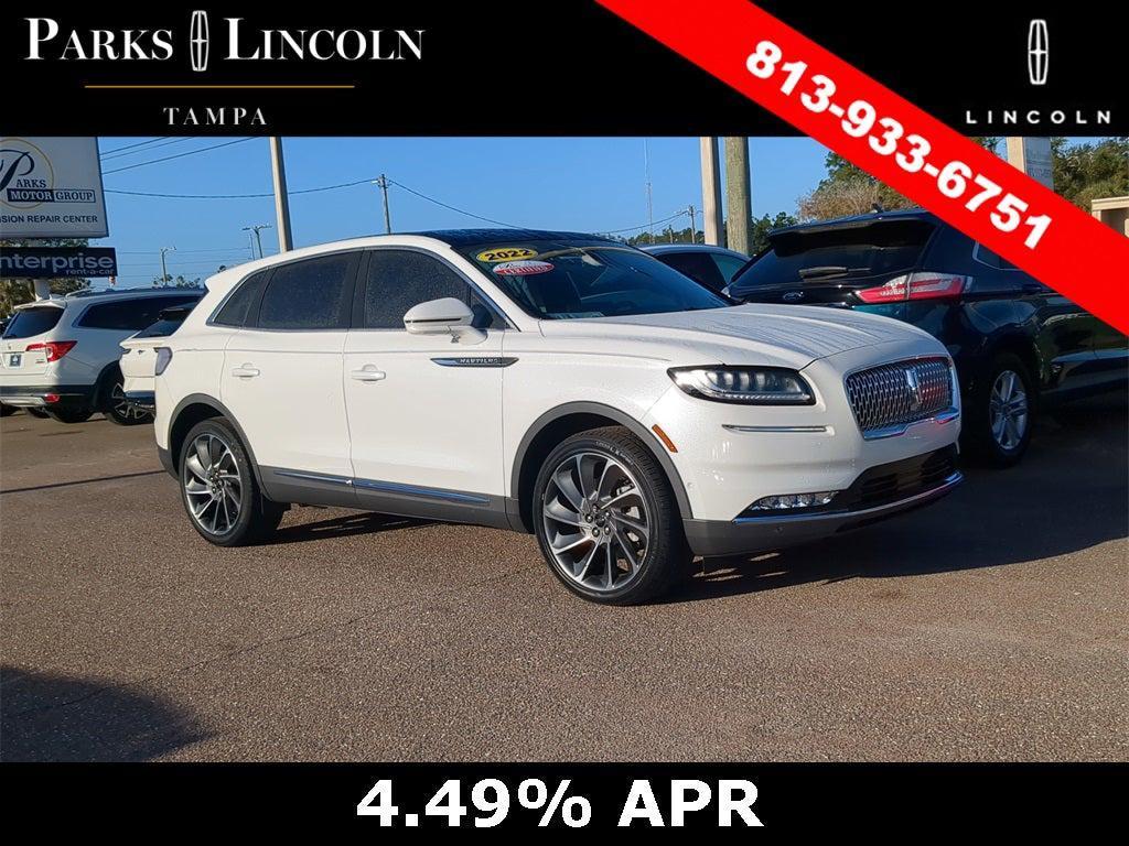 used 2022 Lincoln Nautilus car, priced at $40,314