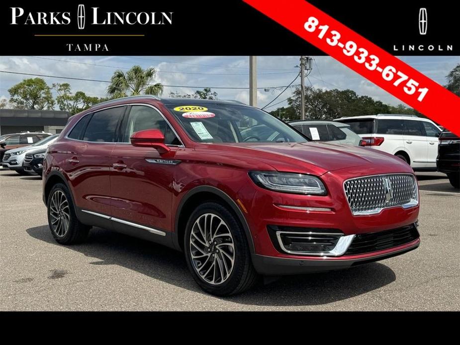 used 2020 Lincoln Nautilus car, priced at $30,410