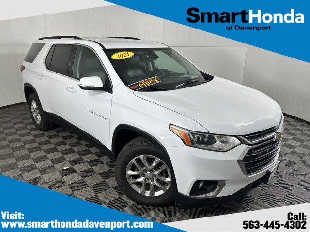 used 2021 Chevrolet Traverse car, priced at $23,991