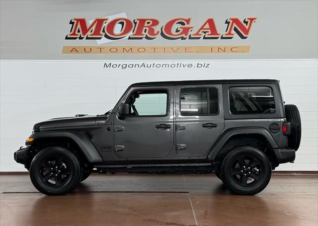 used 2022 Jeep Wrangler Unlimited car, priced at $29,987