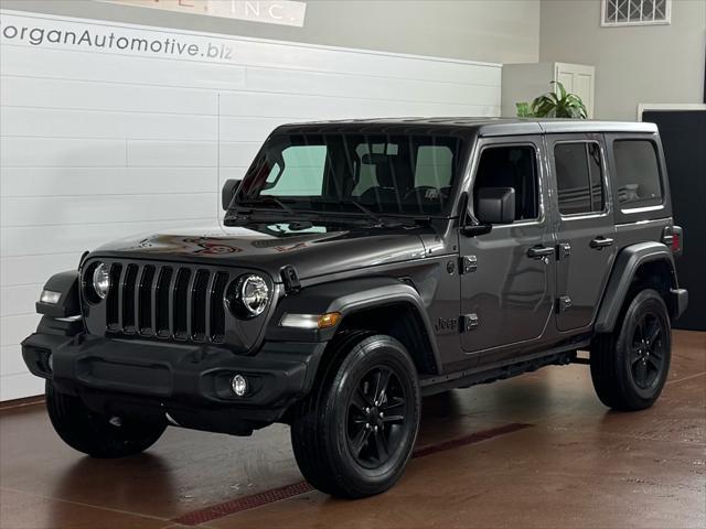 used 2022 Jeep Wrangler Unlimited car, priced at $29,987