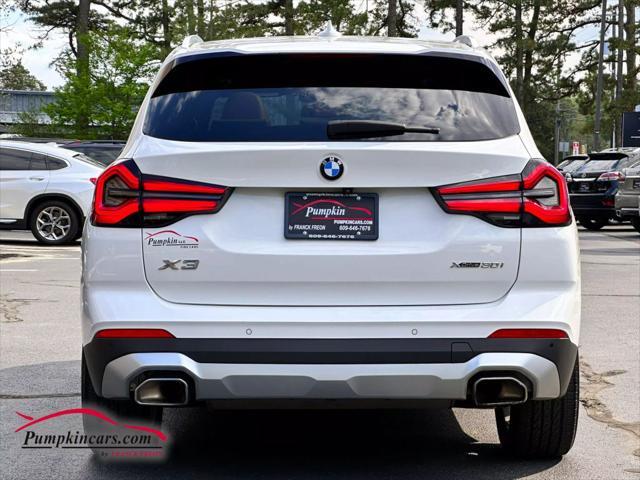 used 2022 BMW X3 car, priced at $33,995