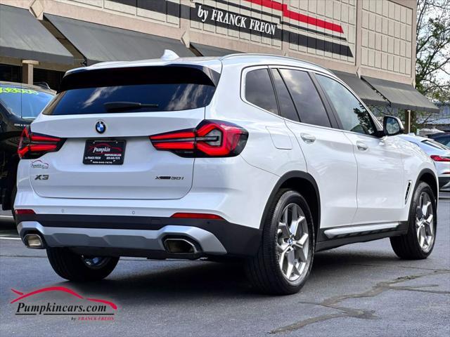 used 2022 BMW X3 car, priced at $33,995