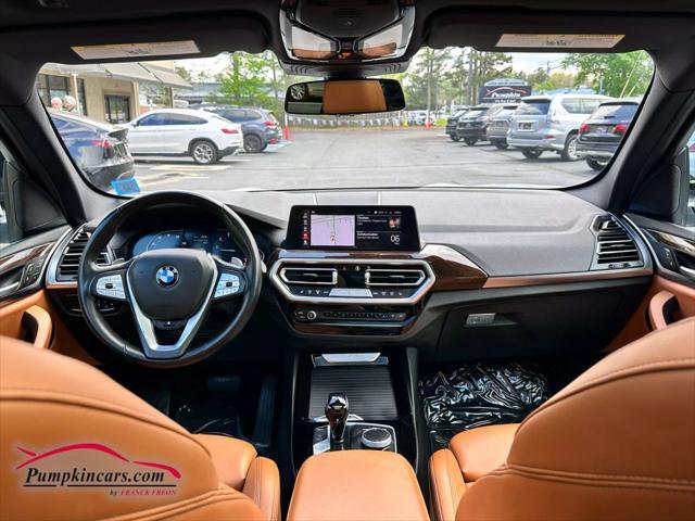 used 2022 BMW X3 car, priced at $33,995