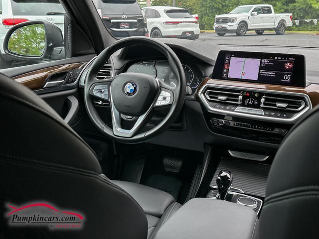 used 2022 BMW X3 car, priced at $36,995