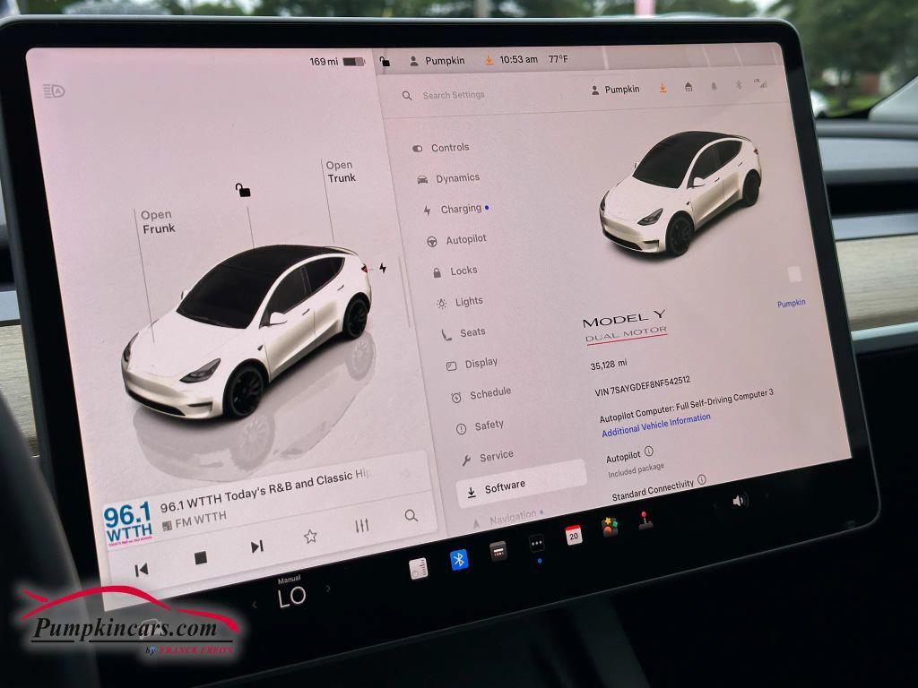 used 2022 Tesla Model Y car, priced at $32,495