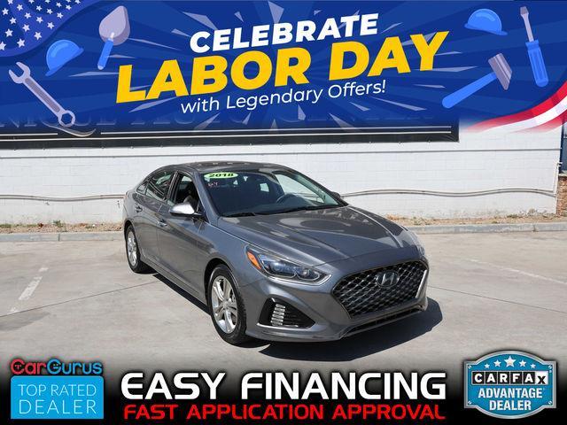 used 2018 Hyundai Sonata car, priced at $12,495