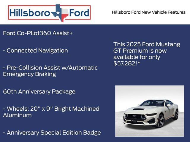 new 2025 Ford Mustang car, priced at $57,282