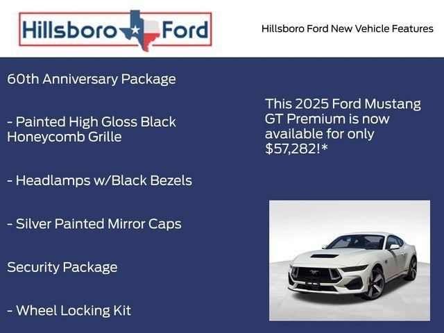 new 2025 Ford Mustang car, priced at $57,282