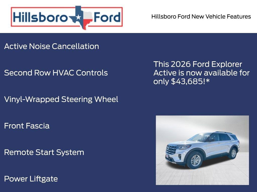 new 2026 Ford Explorer car, priced at $43,685