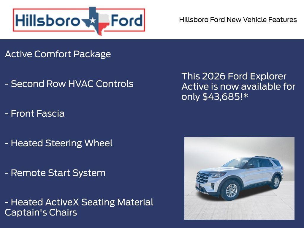 new 2026 Ford Explorer car, priced at $43,685