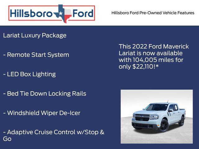 used 2022 Ford Maverick car, priced at $22,110