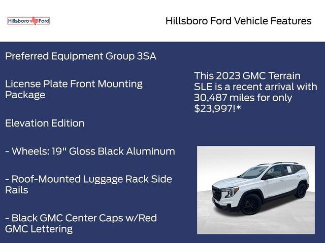used 2023 GMC Terrain car, priced at $23,997