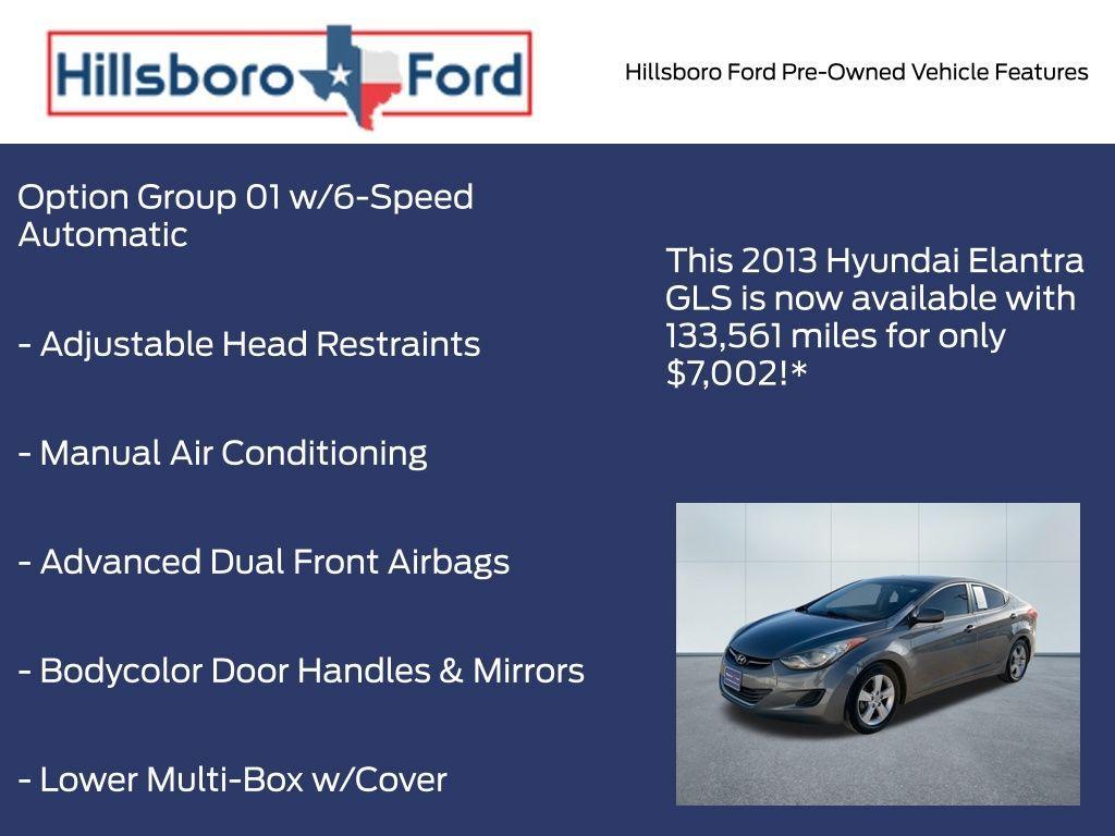 used 2013 Hyundai Elantra car, priced at $7,002