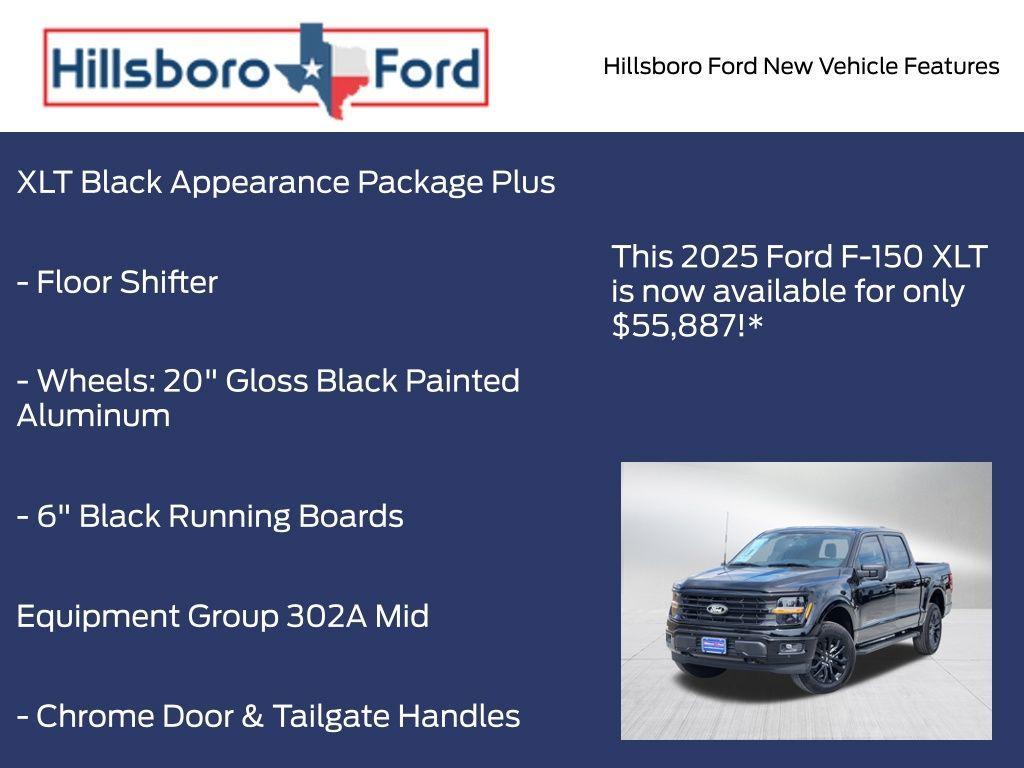 new 2025 Ford F-150 car, priced at $55,887