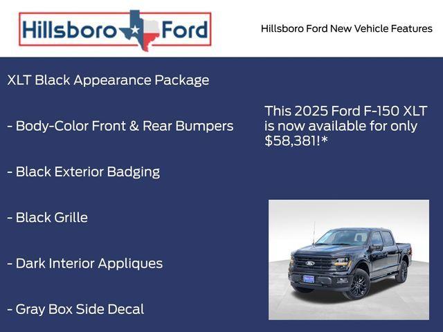 new 2025 Ford F-150 car, priced at $58,381