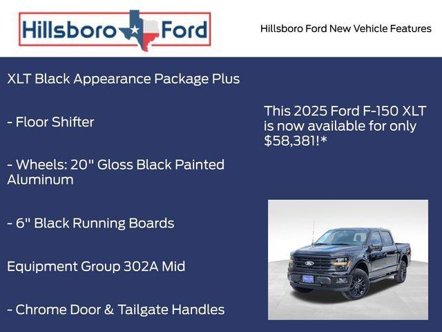 new 2025 Ford F-150 car, priced at $58,381