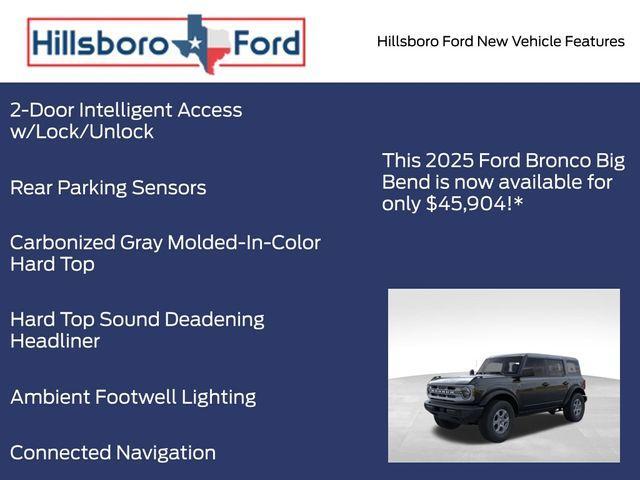 new 2025 Ford Bronco car, priced at $45,904